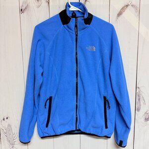 The North Face‎ Vintage Full Zip Fleece Jacket Women’s Large Blue EUC